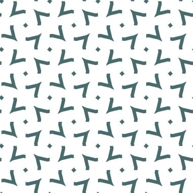 geometrik süsleme biçiminde kusursuz vektör deseni