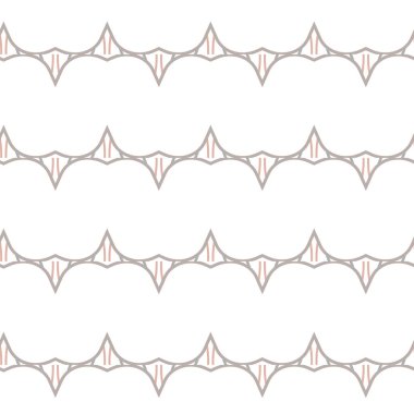geometrik süsleme biçiminde kusursuz vektör deseni