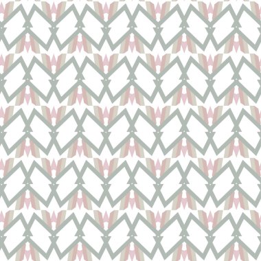 geometrik süsleme biçiminde kusursuz vektör deseni