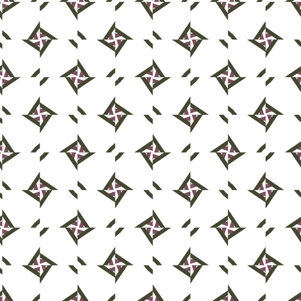 Motif Vectoriel Sans Couture Dans Style Ornemental Géométrique — Image vectorielle