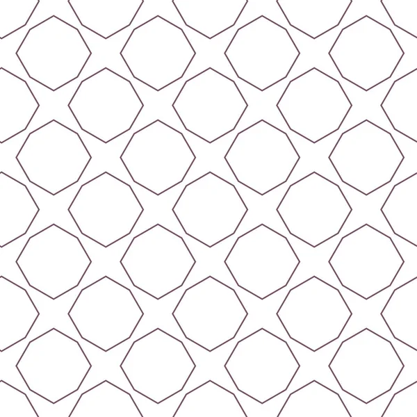 Geometrisches Ornamentales Vektormuster Nahtlose Design Textur — Stockvektor