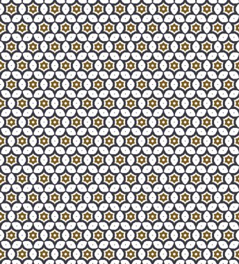Geometrik süslemeli vektör deseni. Kusursuz tasarım dokusu.