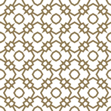 Geometrik süslemeli vektör deseni. Kusursuz tasarım dokusu.