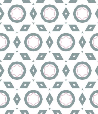 Dikişsiz geometrik süs vektör deseni. Soyut arka plan