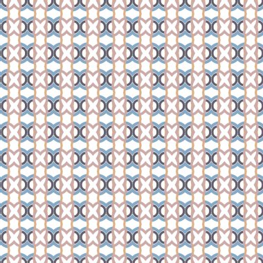 Dikişsiz geometrik süs vektör deseni. Soyut arka plan