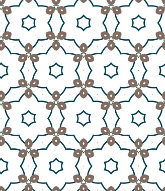 Dikişsiz geometrik süs vektör deseni. Soyut arka plan