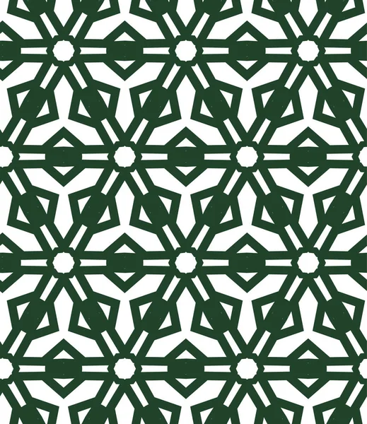 Patrón Vectorial Ornamental Geométrico Textura Diseño Sin Costuras — Vector de stock