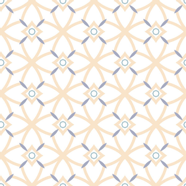 Seamless geometric ornamental vector pattern. Abstract background