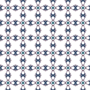 Dikişsiz geometrik süs vektör deseni. Soyut arka plan