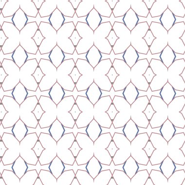 Dikişsiz geometrik süs vektör deseni. Soyut arka plan