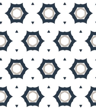 Dikişsiz geometrik süs vektör deseni. Soyut arka plan