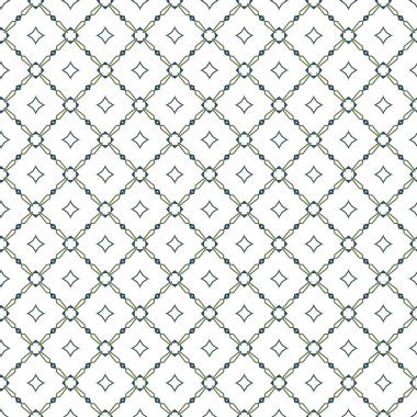 Dikişsiz geometrik süs vektör deseni. Soyut arka plan