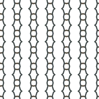 Dikişsiz geometrik süs vektör deseni. Soyut arka plan