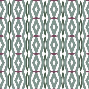 Geometrik süslemeli vektör deseni. Kusursuz tasarım dokusu.