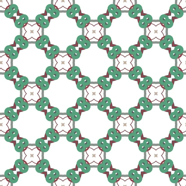 Geometrik süslemeli vektör deseni. Kusursuz tasarım dokusu.