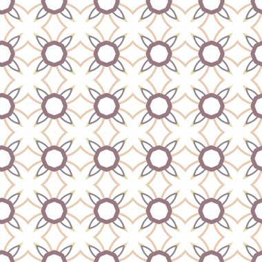 Geometrik süslemeli vektör deseni. Kusursuz tasarım dokusu.