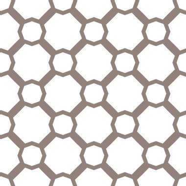 Geometrik süslemeli vektör deseni. Kusursuz tasarım dokusu.