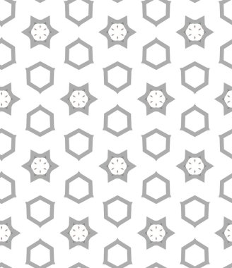 Geometrik süslemeli vektör deseni. Kusursuz tasarım dokusu.