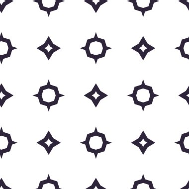 Geometrik süslemeli vektör deseni. Kusursuz tasarım dokusu.