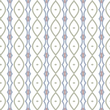 Geometrik süslemeli vektör deseni. Kusursuz tasarım dokusu.