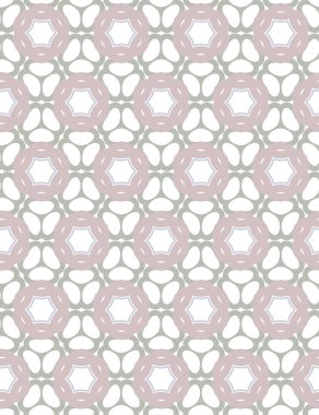 Geometrik süslemeli vektör deseni. Kusursuz tasarım dokusu.