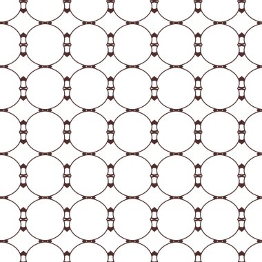 Geometrik süslemeli vektör deseni. Kusursuz tasarım dokusu.