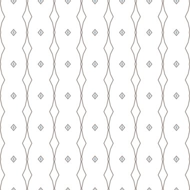 Geometrik süslemeli vektör deseni. Kusursuz tasarım dokusu.