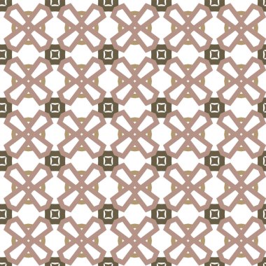 Geometrik süslemeli vektör deseni. Kusursuz tasarım dokusu.