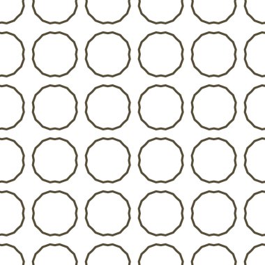 Geometrik süslemeli vektör deseni. Kusursuz tasarım dokusu.