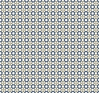 geometrik süsleme biçiminde kusursuz vektör deseni