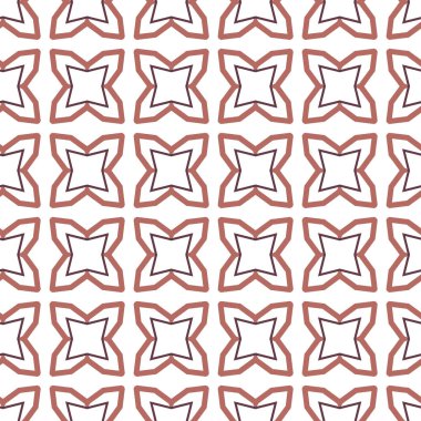 geometrik süsleme biçiminde kusursuz vektör deseni