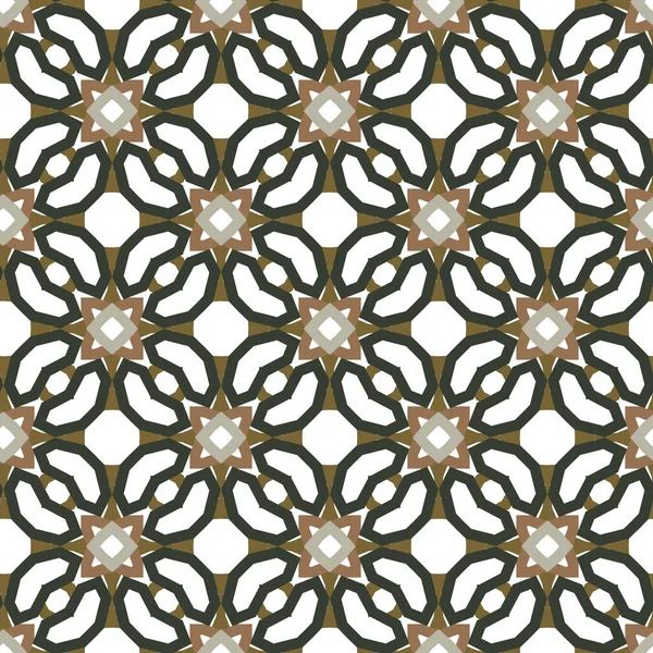 Geometrik süslemeli vektör deseni. Kusursuz tasarım dokusu.