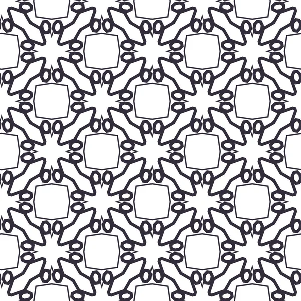 Geometrik süslemeli vektör deseni. Kusursuz tasarım dokusu.