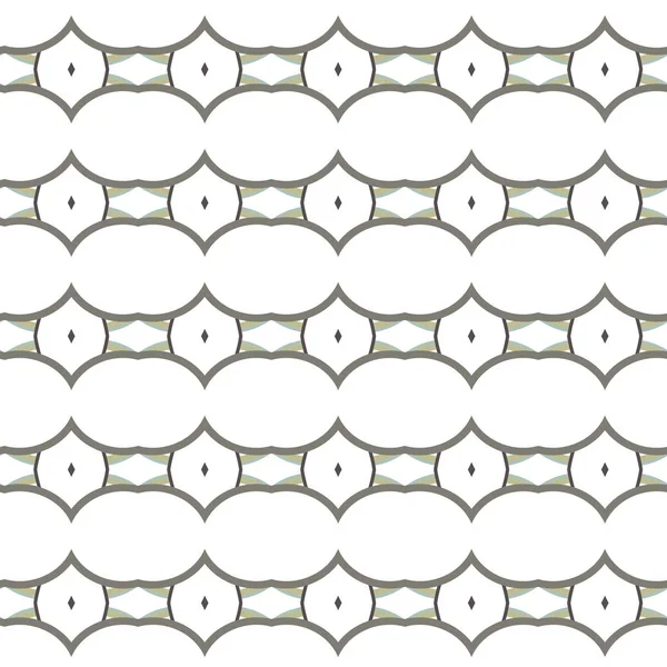 Patrón Vectorial Sin Costuras Estilo Ornamental Geométrico — Vector de stock