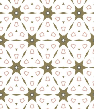 Kusursuz Vektör Deseni. Geometrik Süsleme Biçiminde Arkaplan DokusuName.