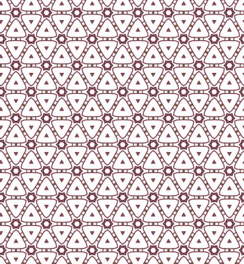 Geometrik süslemeli vektör deseni. Kusursuz tasarım dokusu.