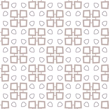 Geometrik süslemeli vektör deseni. Kusursuz tasarım dokusu.