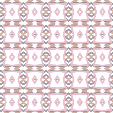 Geometrik süslemeli vektör deseni. Kusursuz tasarım dokusu.