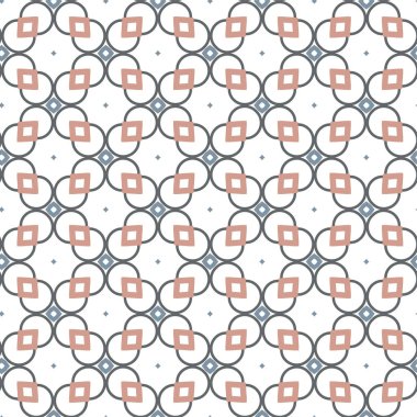 Geometrik süslemeli vektör deseni. Kusursuz tasarım dokusu.