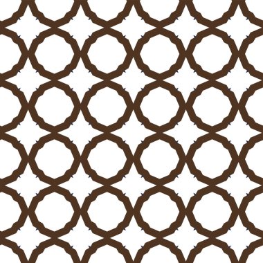 Geometrik süslemeli vektör deseni. Kusursuz tasarım dokusu.