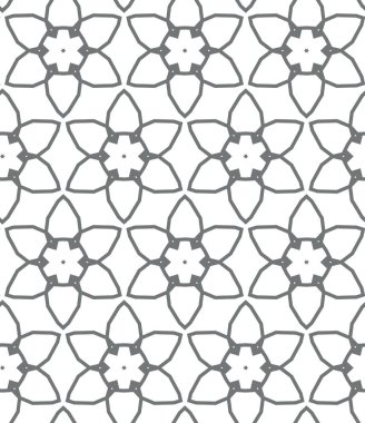 Geometrik süslemeli vektör deseni. Kusursuz tasarım dokusu.