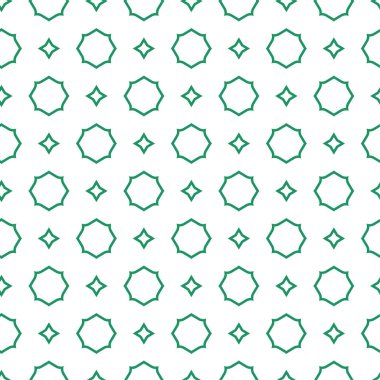 Geometrik süslemeli vektör deseni. Kusursuz tasarım dokusu.