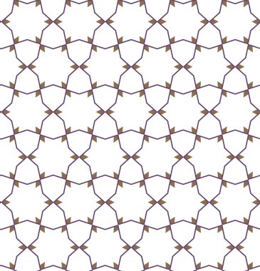 Geometrik süslemeli vektör deseni. Kusursuz tasarım dokusu.