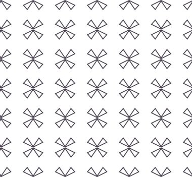 Geometrik süslemeli vektör deseni. Kusursuz tasarım dokusu.