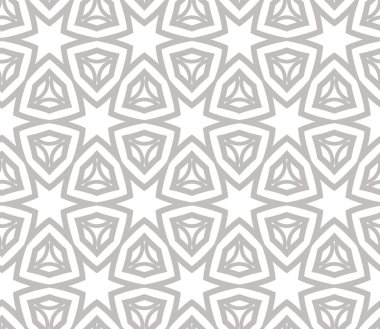 Geometrik süslemeli vektör deseni. Kusursuz tasarım dokusu.