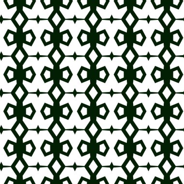 Geometrik süslemeli vektör deseni. Kusursuz tasarım dokusu.