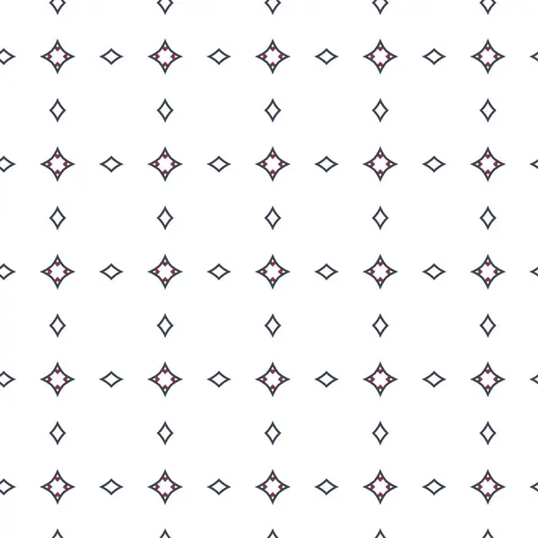 Geometrisches Ornamentales Vektormuster Nahtlose Design Textur — Stockvektor