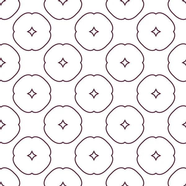 Geometrik süslemeli vektör deseni. Kusursuz tasarım dokusu.