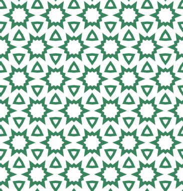geometrik süsleme biçiminde kusursuz vektör deseni
