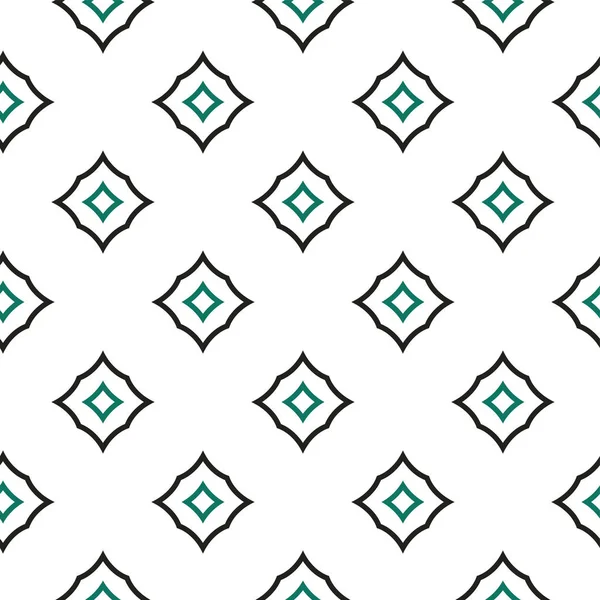 geometrik süsleme biçiminde kusursuz vektör deseni